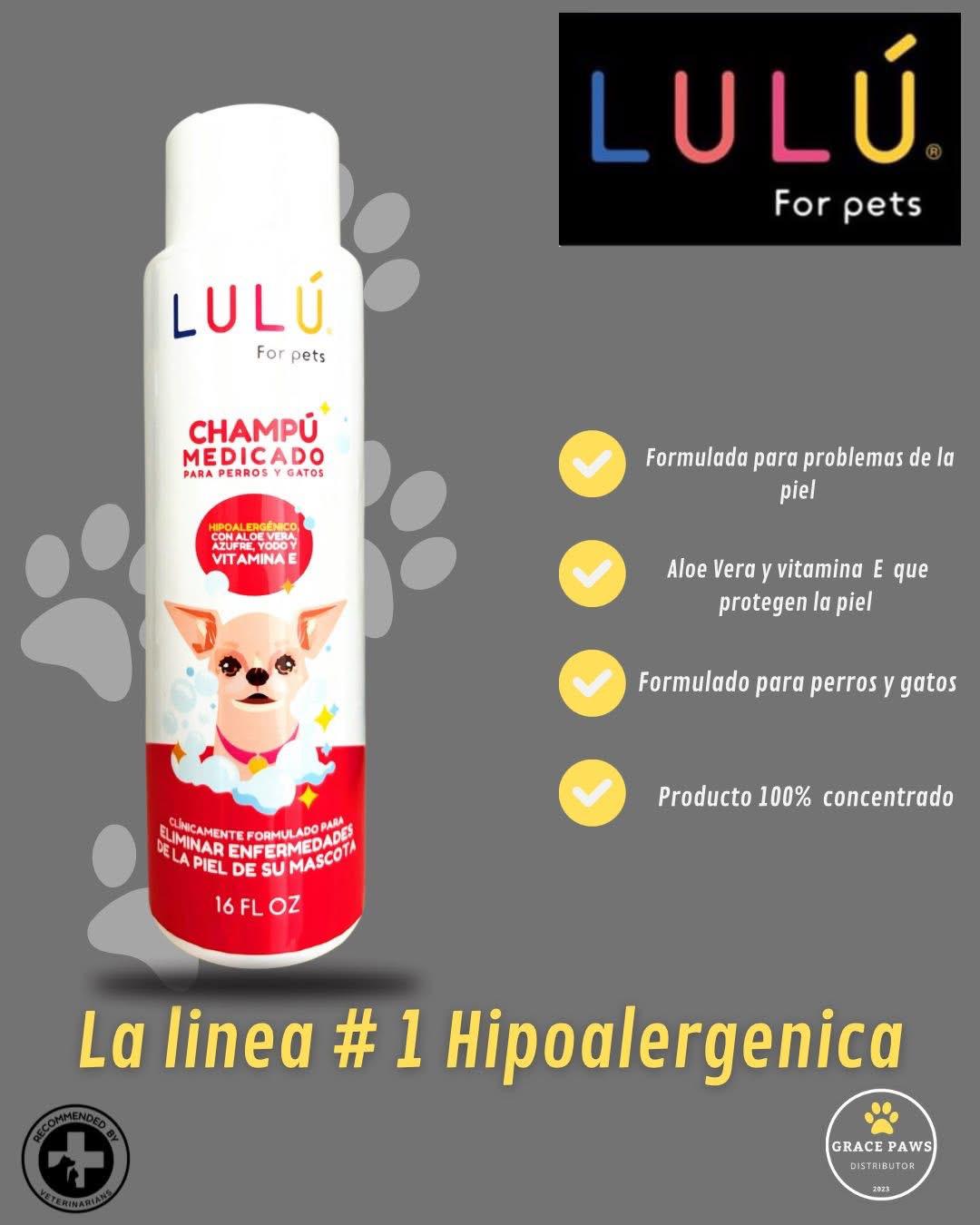 Champú Hipoalergénico para Perros y Gatos.