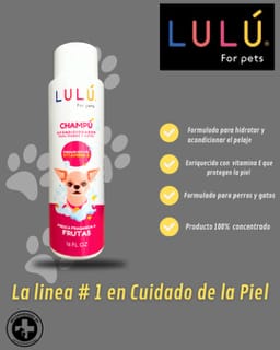 Champú Acondicionador para Perros y Gatos.