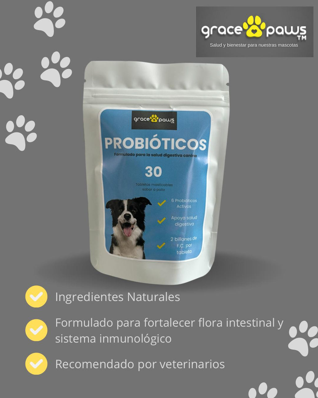 Probioticos para Perros 30 unidades
