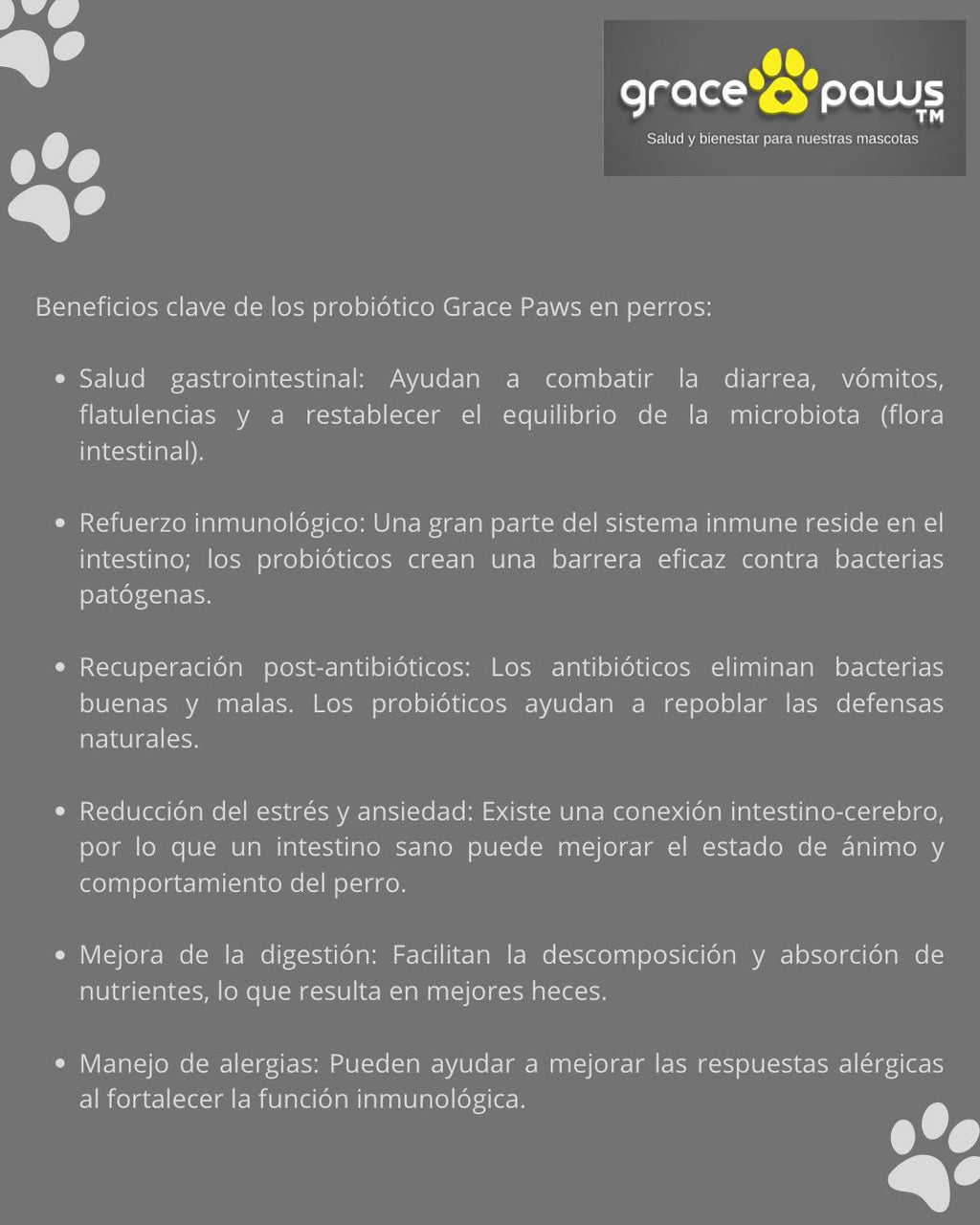 Probioticos para Perros 30 unidades